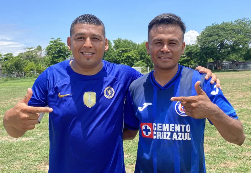 Los autores de los goles de Guacamayos. 