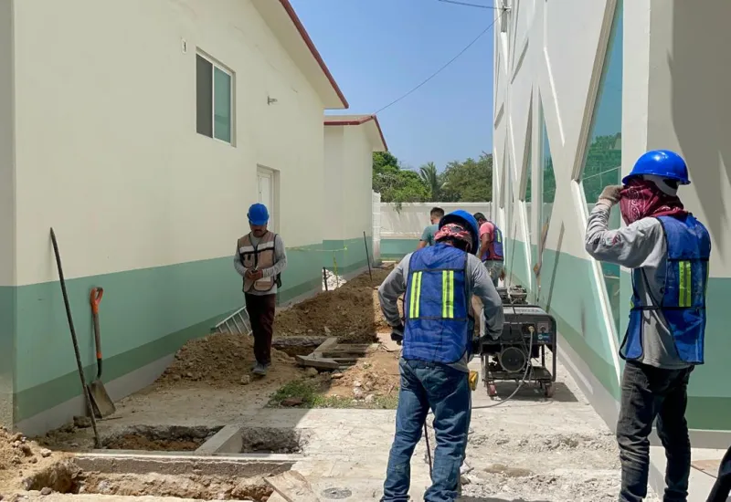 La semana pasada inició la construcción.