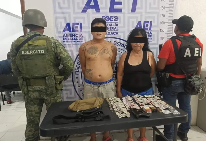 En Tehuantepec se realizaron dos detenciones. 