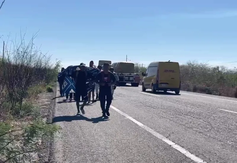Ellos avanzan a la frontera norte del país. 