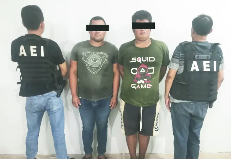 Los detenidos fueron presentados ante el Ministerio Público de Santo Domingo Zanatepec.