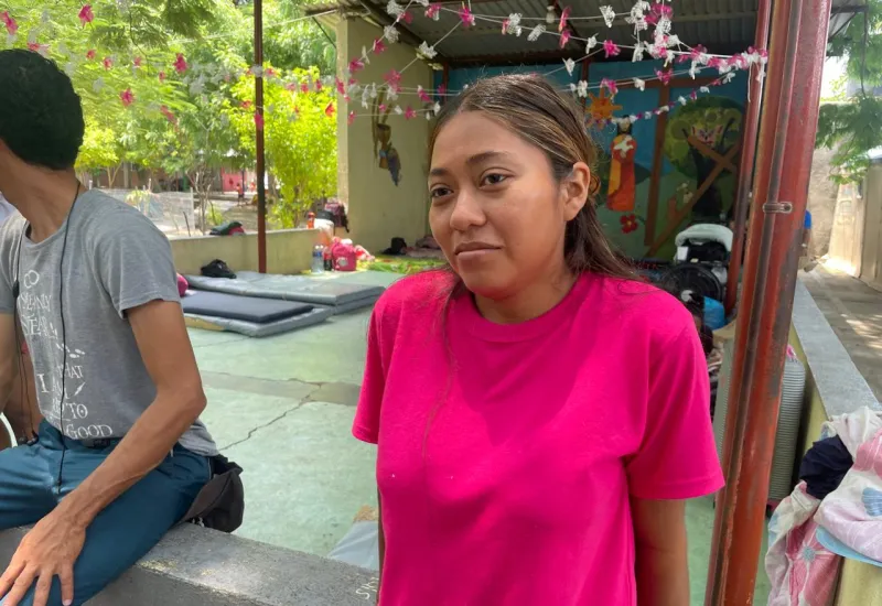 Lina Teresa Bravo Ortiz, esposa y madre de R.M.G.U., de 31 años de edad, y K.S.G.B., de 8 años, dos de las víctimas mortales del accidente del pasado jueves.