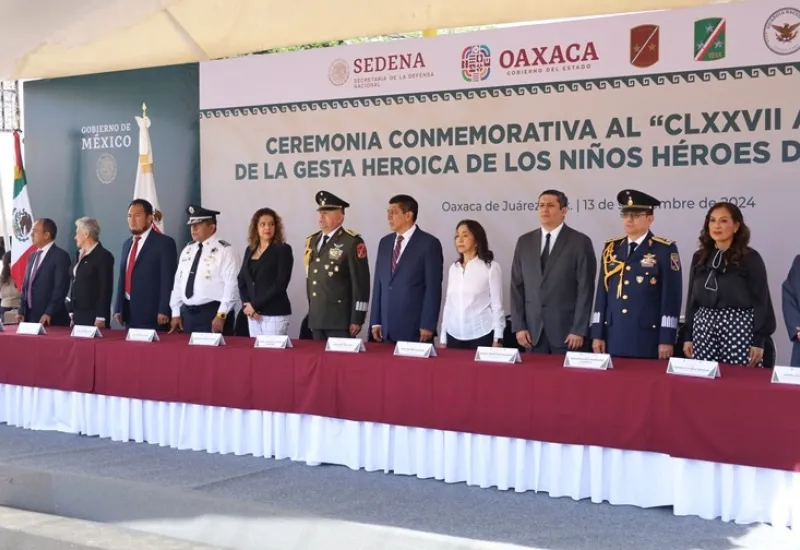 Jara izo hincapié que este acto heroico constituye un ejemplo para combatir diversas amenazas y patenta que México es un país destinado a superar retos. Foto: Cortesía.