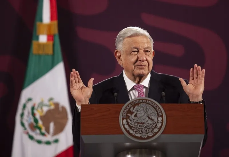 El presidente se dijo muy contento con la aprobación de la Reforma Judicial. Foto: Agencias