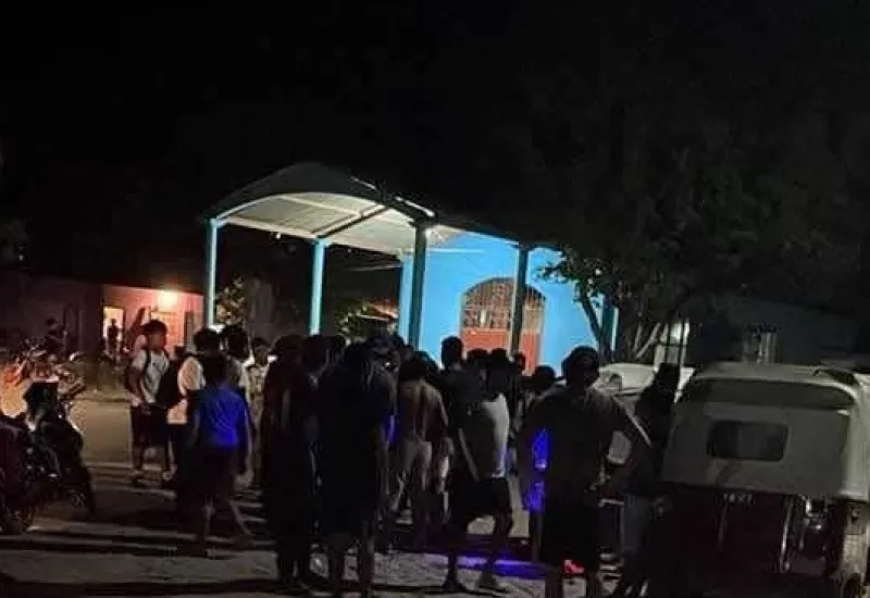 Un tercer cómplice escapó y los detenidos fueron trasladados a Oaxaca.
